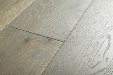 6"x 3/4" wire brushed gray oak hardwood floors