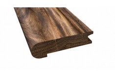 prefinished solid acacia bullnose & stair nose with customized size  prefinished solid acacia bullnose & stair nose with customized size