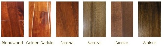 color stain options - long leaf acacia