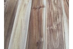 3.75" x 3/4" unfinished natural chinese acacia flooring - common grade