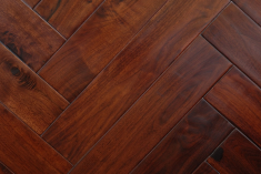 5"x3/5" acacia walnut engineered herringbone flooring