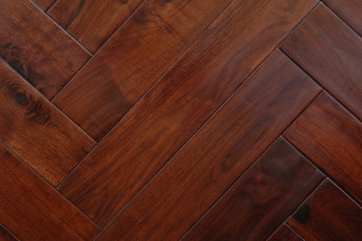 5"x3/5" acacia walnut engineered herringbone flooring