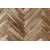 3"x3/4" original light natural acacia herringbone flooring