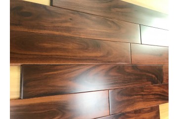 acacia dark rosedwood hardwood flooring - 5" x 3/4"