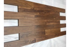 5" x3/4" T&G  walnut stained mongolian teak