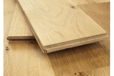 6”x3/4" unfinished solid oak wide plank flooring