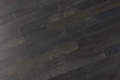 Jet black wire brushed solid oak - 6"x3/4"