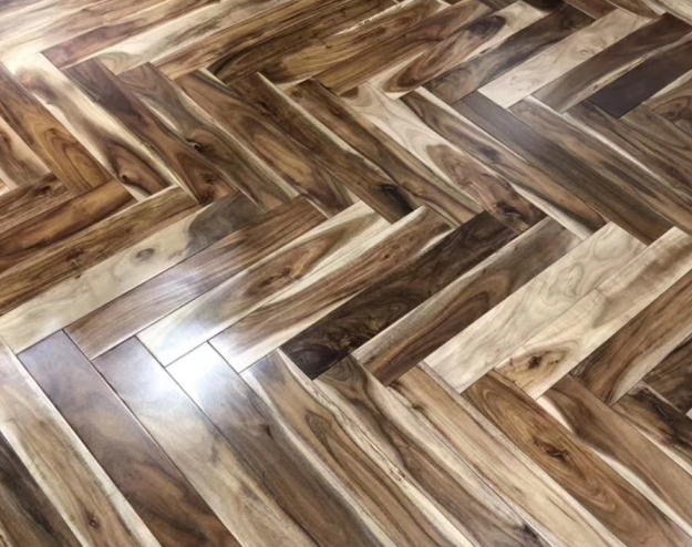 solid herringbone wood flooring